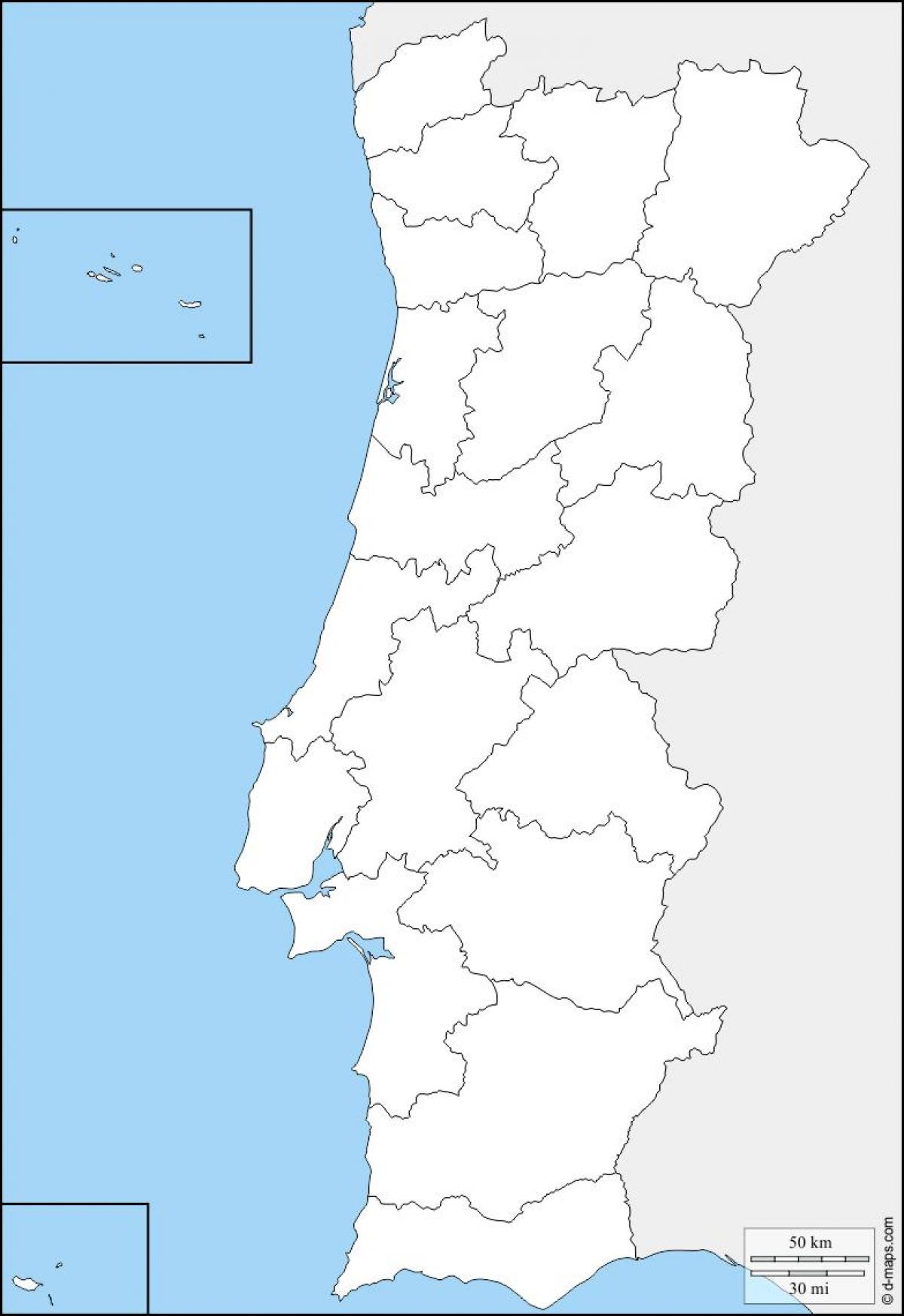 Vuoto Portogallo mappa